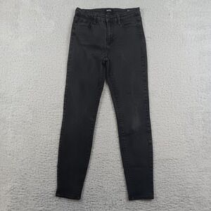 Buffalo Jeans Mollie Women 4/27 Black High Rise Stretch Skinny Denim